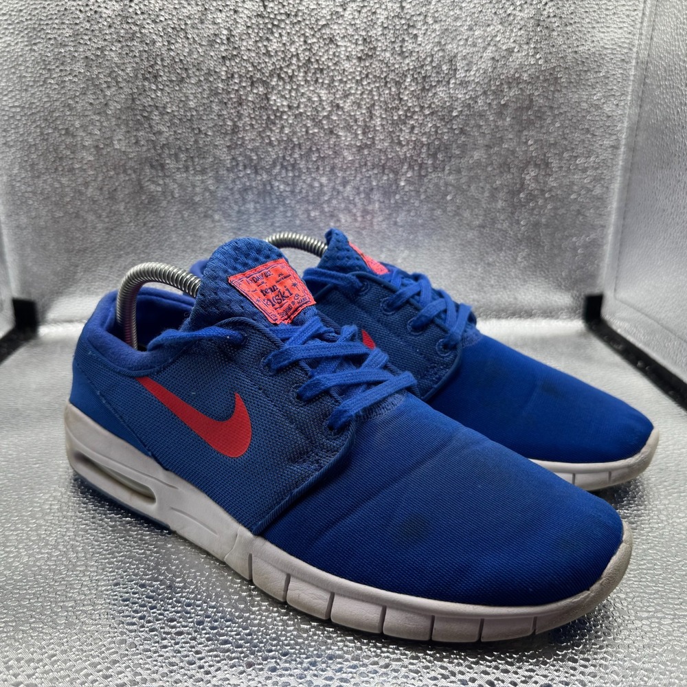 Size 8.5 Nike Stefan Janoski Max Game Royal Mens Comfort Sneakers 631303-461 - Picture 1 of 14